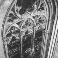 Église Saint-Étienne de Beauvais - Exterior, window after desctruction of World War II