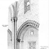 Église Saint-Lucien de Bury - Interior, south nave aisle and portal