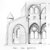 Église Saint-Martin de Champeaux - Longitudinal section of chevet