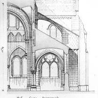 Église Saint-Martin de Champeaux - Transverse section of the nave