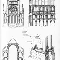 Cathédrale Notre-Dame de Laon - Drawings of the chevet