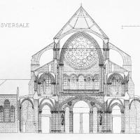 Cathédrale Notre-Dame de Laon - Transverse section