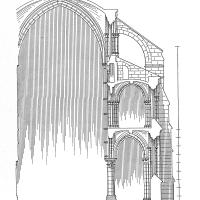 Cathédrale Notre-Dame de Laon - Transverse nave section