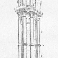Cathédrale Notre-Dame de Laon - Drawing of pier detail