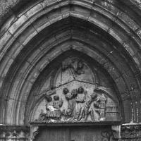 Église Saint-Martin de Laon - Exterior, western frontispiece, south portal tympanum