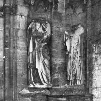 Église Saint-Martin de Laon - Exterior, western frontispiece, central portal, south jamb figures