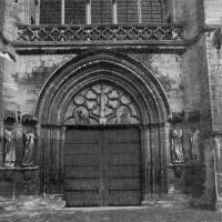 Église Saint-Martin de Laon - Exterior, western frontispiece, central portal