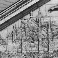 Abbaye Saint-Vincent de Laon - Relief of western frontispiece