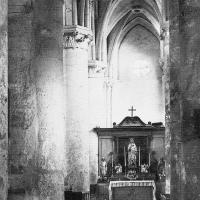Collégiale de Mont-Notre-Dame - Interior, south nave aisle looking east