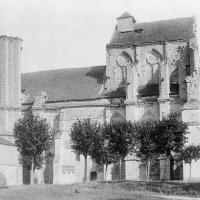Collégiale de Mont-Notre-Dame - Exterior, ruins of south elevation