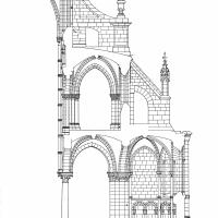 Cathédrale Notre-Dame de Noyon - Choir: Section of Axial Bay