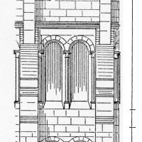 Cathédrale Notre-Dame de Noyon - Elevation detail of nave