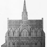 Église Saint-Pierre d'Orbais - Transverse section by Ranjard