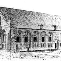 Église Notre-Dame d'Ourscamp - Drawing of Chapel