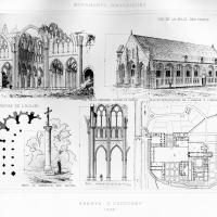 Église Notre-Dame d'Ourscamp - Drawings of the Abbaye d'Ourscamp