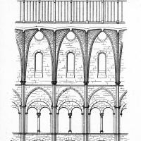 Basilique Saint-Remi de Reims - Interior nave elevation
