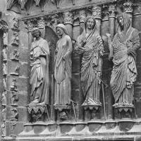 Cathédrale Notre-Dame de Reims - Exterior, west façade portal sculptures