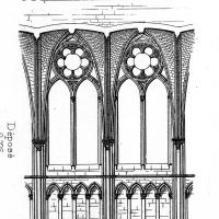 Cathédrale Notre-Dame de Reims - Elevation of nave interior