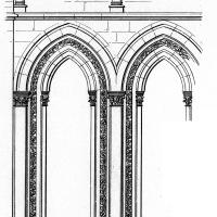 Cathédrale Notre-Dame de Reims - Details of nave windows