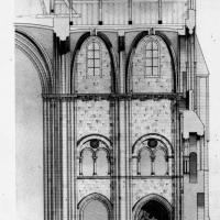Abbaye Saint-Germer-de-Fly - Longitudinal Elevation of Transept