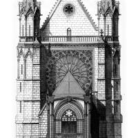 Abbaye Saint-Germer-de-Fly - Exterior, western frontispiece of Lady Chapel