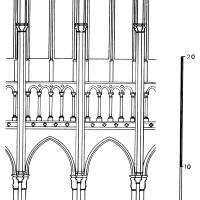 Collégiale Saint-Quentin - Interior, elevation of the choir