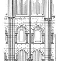 Cathédrale Notre-Dame de Senlis - Interior, elevation