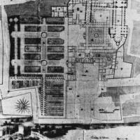 Église Notre-Dame de Soissons - Site plan, Charles Benard, 1783