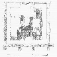 Église Saint-Jean-des-Vignes de Soissons - Site plan of the ground floor of the chapter house