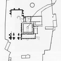 Église Saint-Jean-des-Vignes de Soissons - Site plan of the abbay showing the fortifications