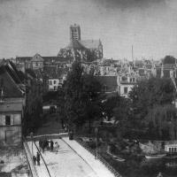 Cathédrale Saint-Gervais-Saint-Protais de Soissons - Exterior, view of eastern chevet from a distance