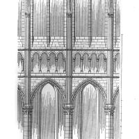 Cathédrale Saint-Gervais-Saint-Protais de Soissons - Longitidinal elevation of the nave