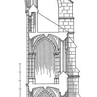 Cathédrale Saint-Gervais-Saint-Protais de Soissons - Section of south transept aisle and gallery