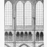Cathédrale Saint-Gervais-Saint-Protais de Soissons - Interior elevation of nave
