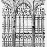 Cathédrale Saint-Pierre-Saint-Paul de Troyes - Longitudinal section of nave