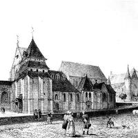Basilique Saint-Étienne de Troyes - Drawing, exterior, south elevation