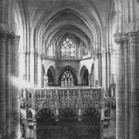 Église de la Madeleine de Troyes - Interior, choir and jubé looking east