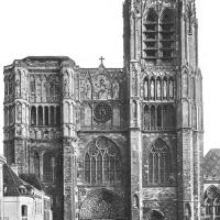 Cathédrale Saint-Étienne de Sens - Exterior, western frontispiece