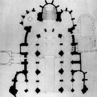 Cathédrale Saint-Étienne de Sens - Plan of the chevet by Dorian