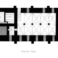 Cathédrale Saint-Étienne de Sens - Floorplan of chapter house basement