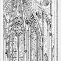 Église Notre-Dame de Villeneuve-sur-Yonne - Choir clerestory and vaults