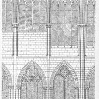 Église Notre-Dame de Villeneuve-sur-Yonne - Longitudinal north nave elevation