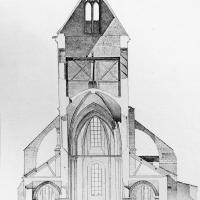 Église Notre-Dame de Voulton - Transverse section