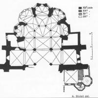 Église Notre-Dame d'Aigueperse - Plan by A. Riolet