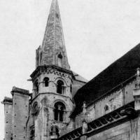Église Saint-Eusèbe d'Auxerre - Exterior, view of tower
