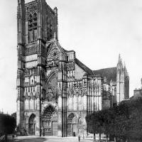 Cathédrale Saint-Étienne d'Auxerre - Exterior: Western frontispiece