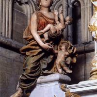 Église Notre-Dame de Bernieres-sur-Mer - Interior, sculpture