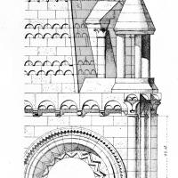 Église Notre-Dame de Bougival - Detailed drawings of the bell tower