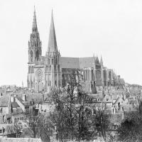 Cathédrale Notre-Dame de Chartres - Exterior: View from Southwest