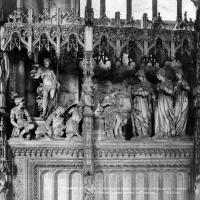 Cathédrale Notre-Dame de Chartres - Interior: Detail of Choir, Christ Leaves his Tomb and the Female Saints Arrive at the Tomb